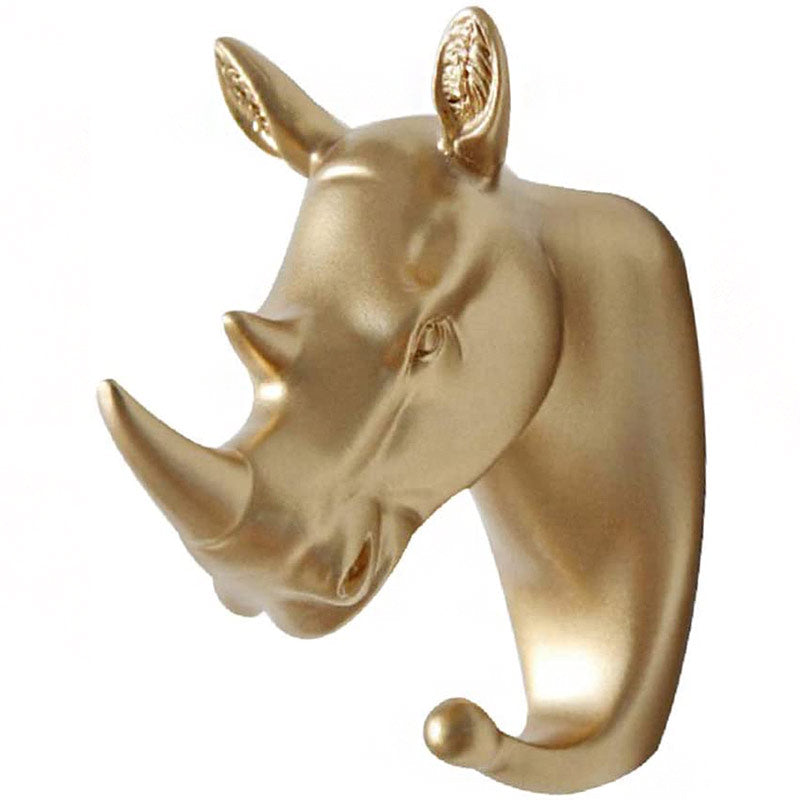 Patère Dorée Animaux