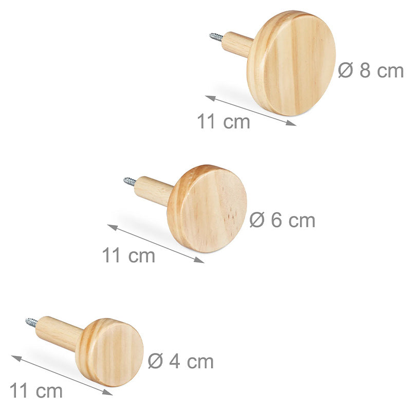 Patère Bambou (3 Pièces)