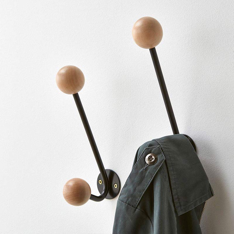 Patère Vintage Boule (2 Pièces)