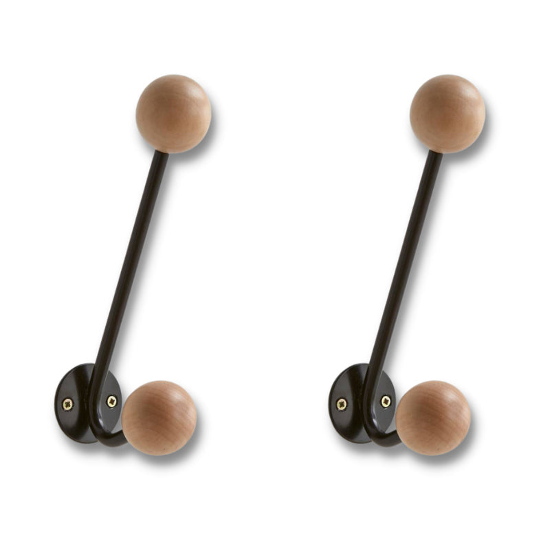 Patère Vintage Boule (2 Pièces)