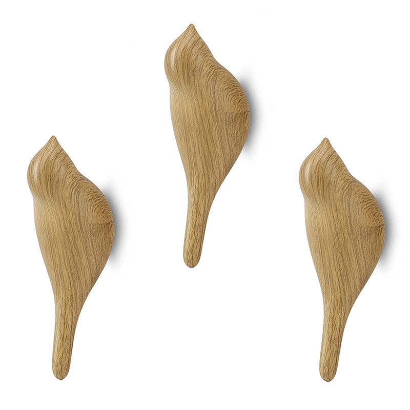 patère oiseau bois (2. 4 Ou 6 Pièces)