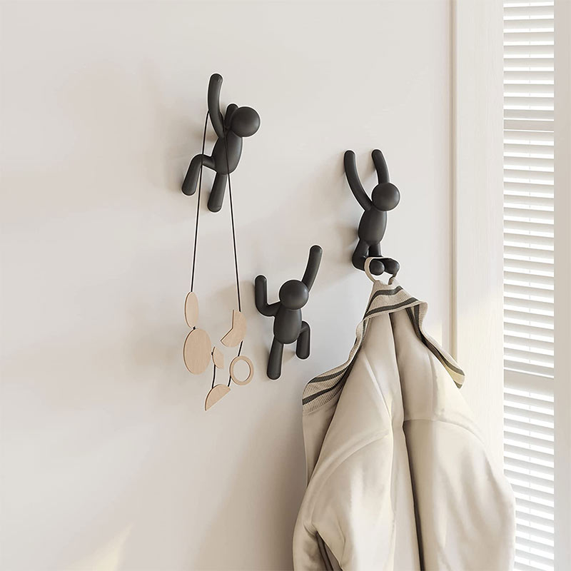 Patère Design Bonhomme Buddy Hooks (3 pièces)