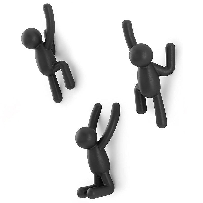 Patère Design Bonhomme Buddy Hooks (3 pièces)