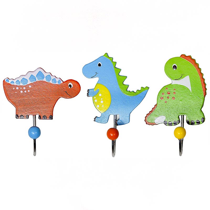 Patère Murale Enfant Dinosaure