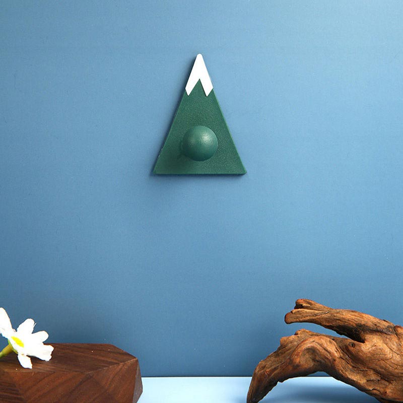 Patère Murale Enfant Montagne (4 Pièces)