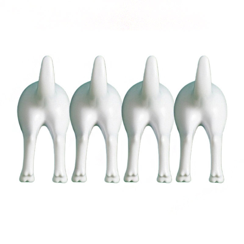 Patère queue de chien (4 Pièces)