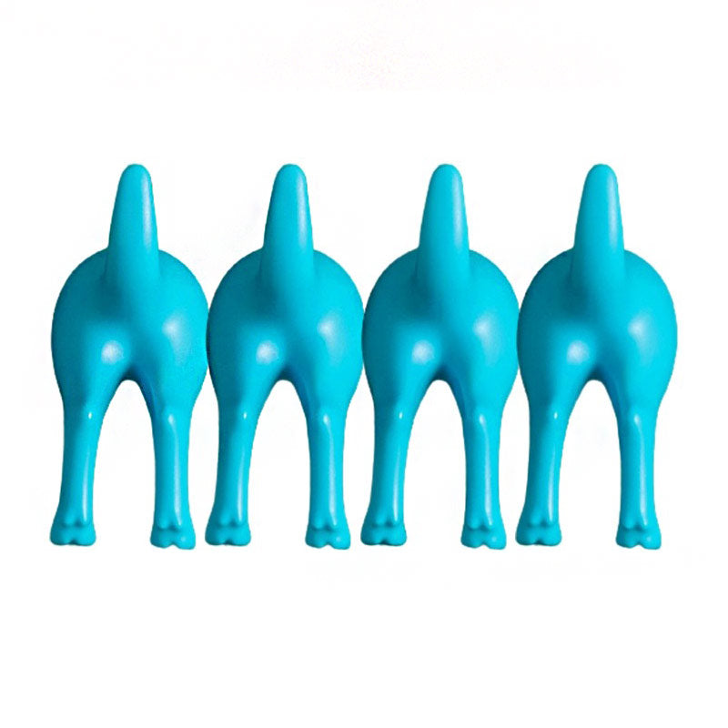 Patère queue de chien (4 Pièces)