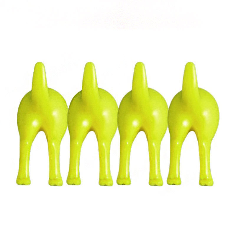 Patère queue de chien (4 Pièces)