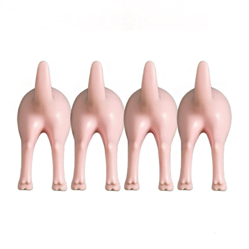 Patère queue de chien (4 Pièces)