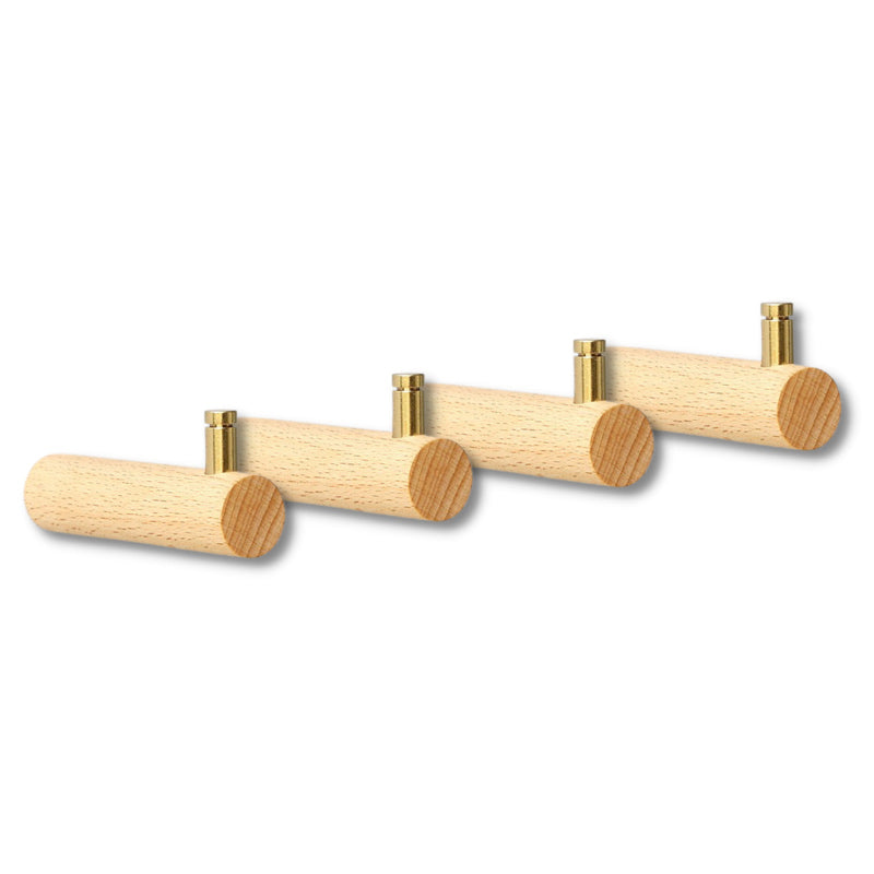 Patère bois salle de bain (4 Pièces)