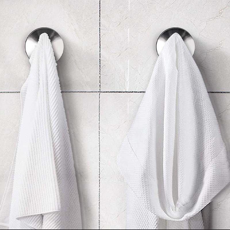 patère inox salle de bain (2 Pièces)