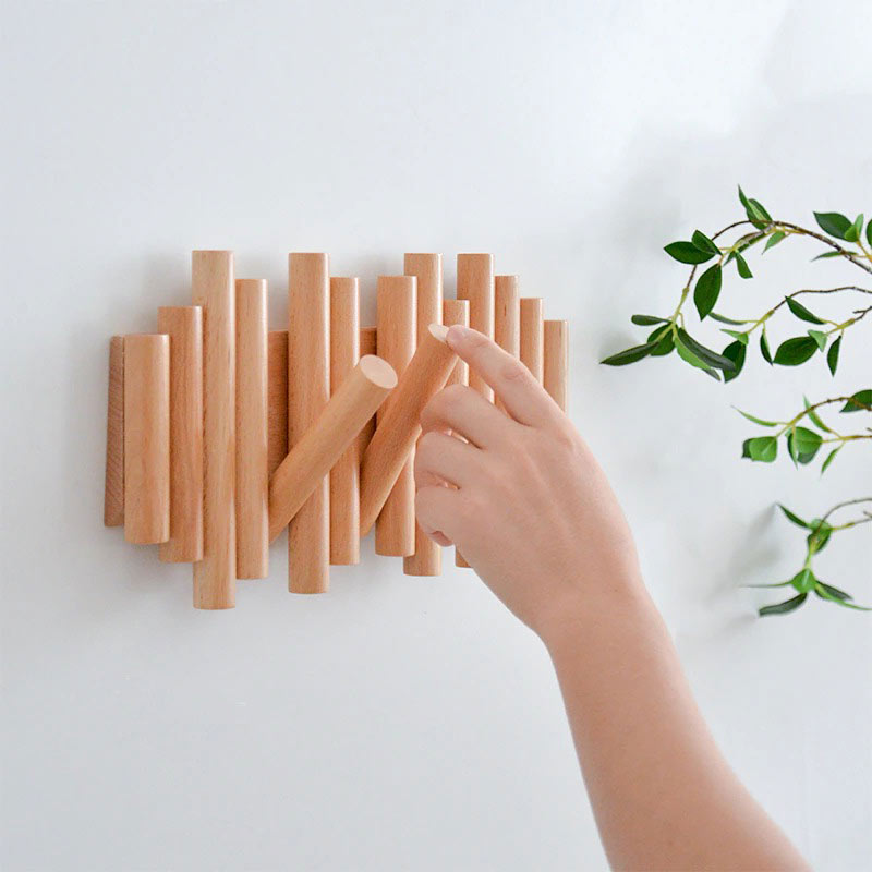 Porte Manteau Mural Pliable