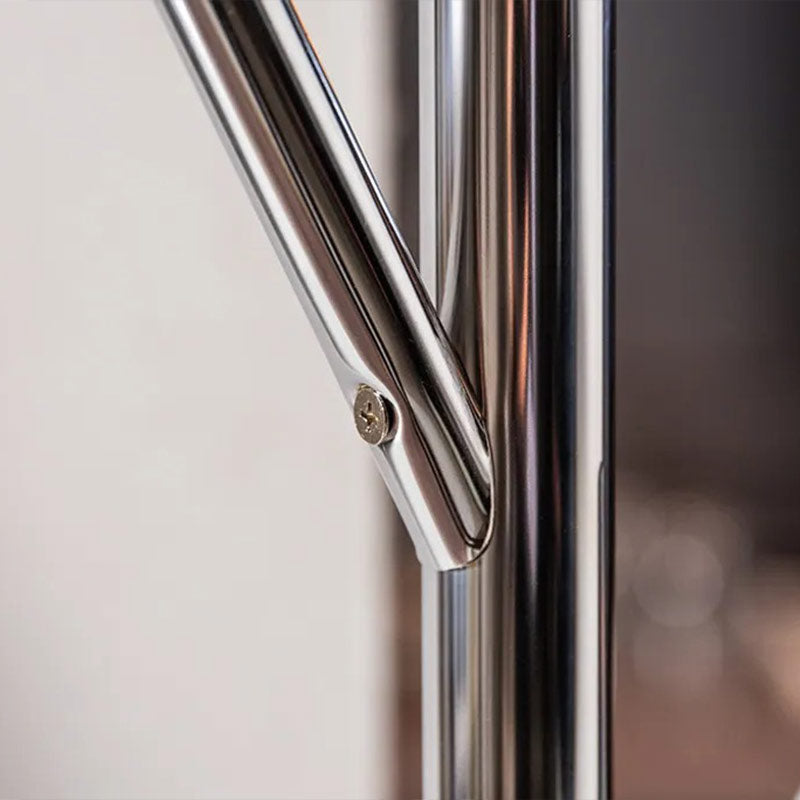 Porte manteau chrome sur pied