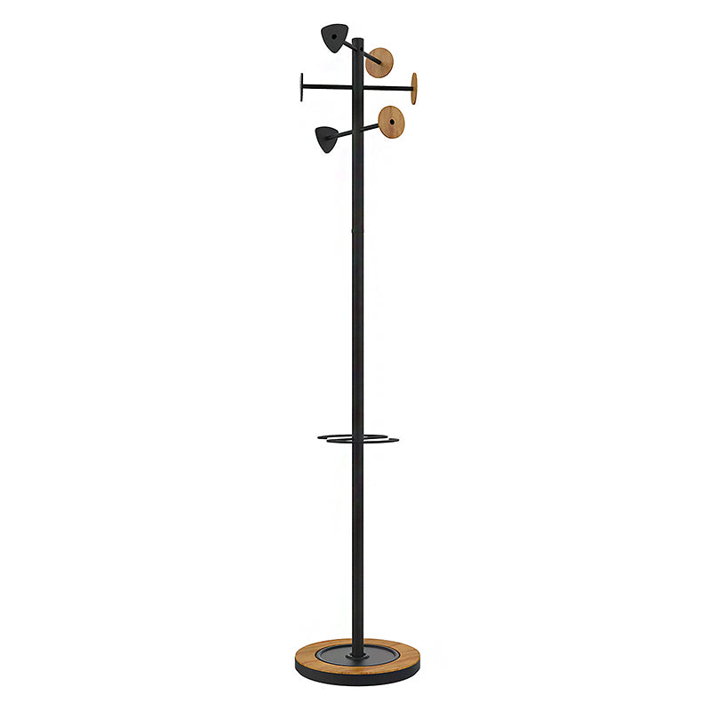 Porte manteau sur pied metal noir