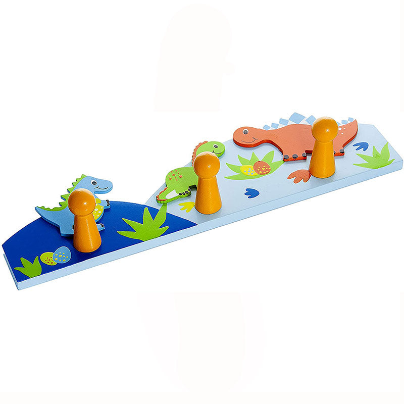 Porte manteau dinosaure pour maternelle