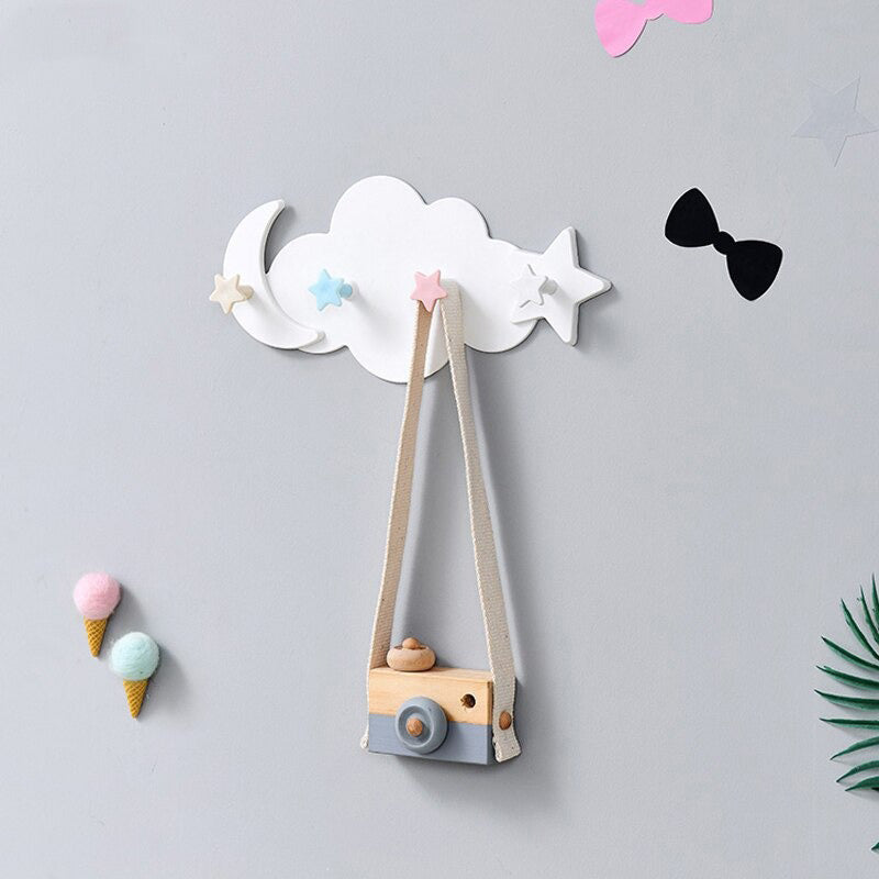 Porte manteau bebe nuage