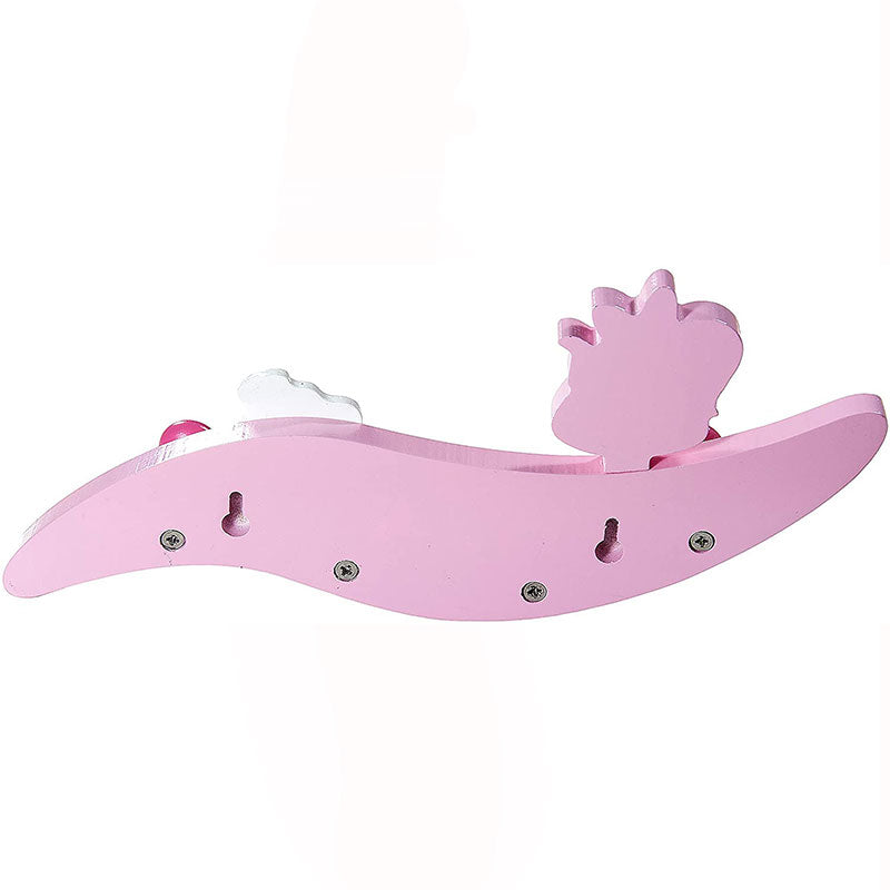 Porte manteau bebe fille rose