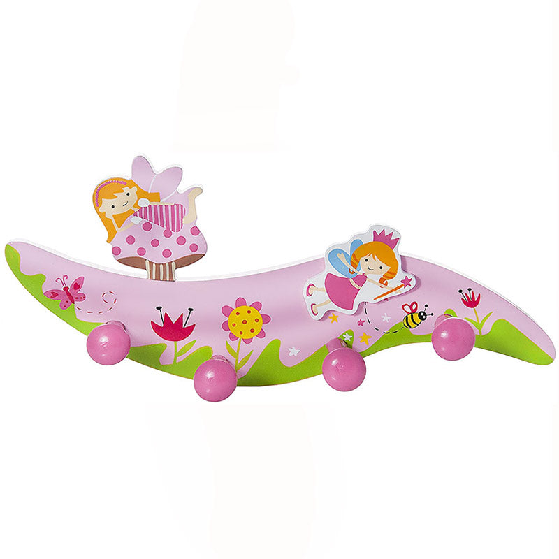 Porte manteau bebe fille rose