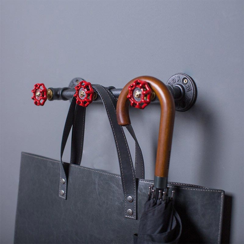 Porte manteau design industriel
