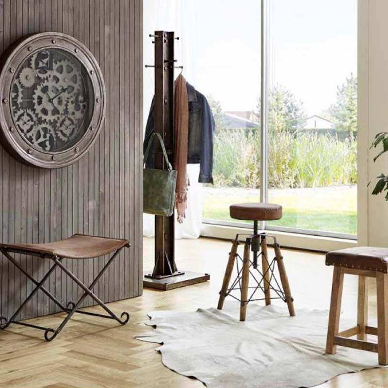 Porte manteau industriel sur pied