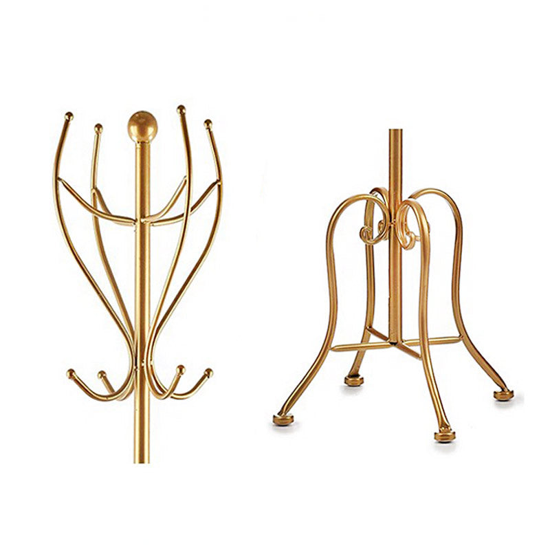 Ancien porte manteau perroquet métal