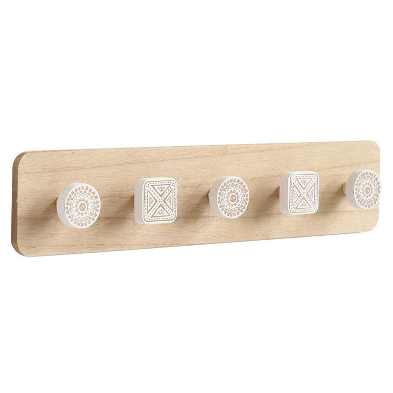 Porte manteau mural design bois