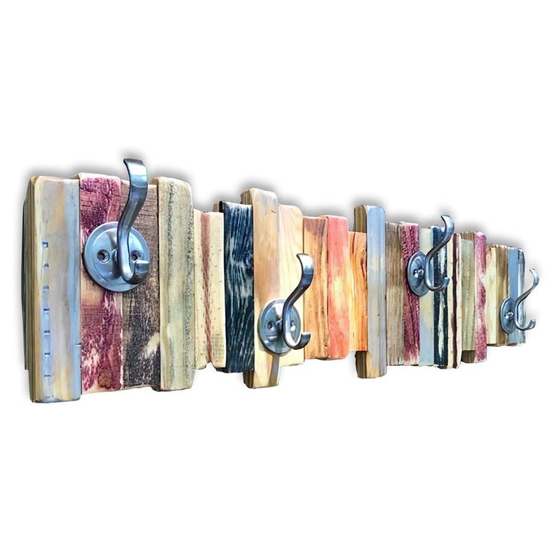 Porte Manteau Mural Bois Design