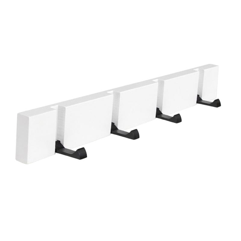 Porte Manteau Mural Bois Et Blanc