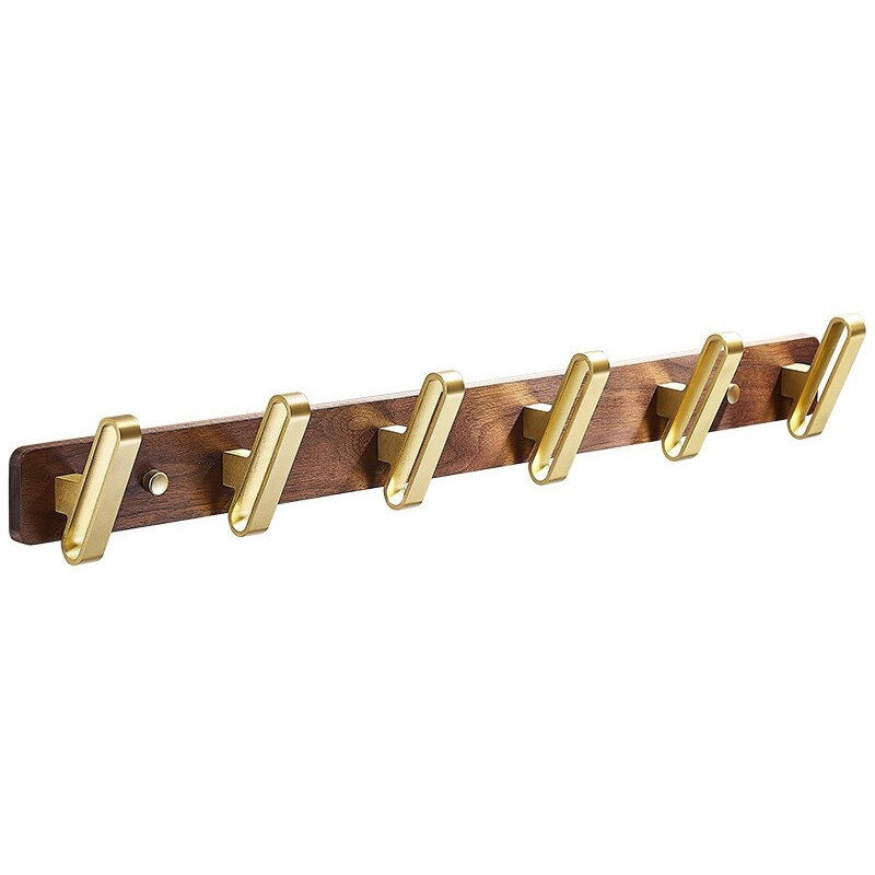 Porte manteau mural bois et metal