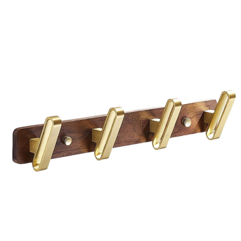 Porte manteau mural bois et metal