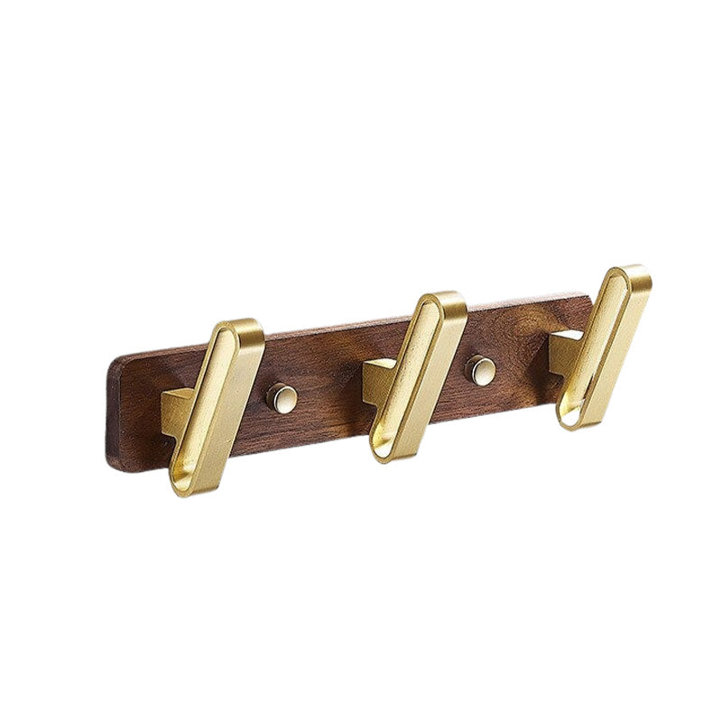 Porte manteau mural bois et metal