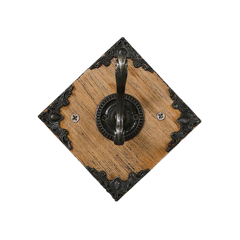 Porte manteau mural vintage en bois
