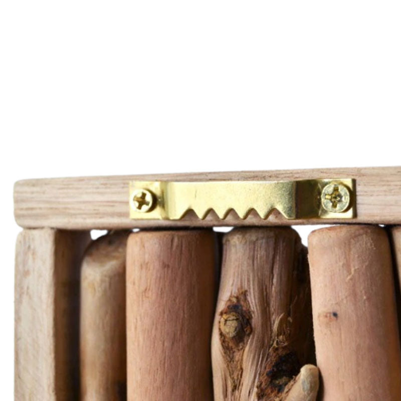 Porte manteau mural en bois flotté