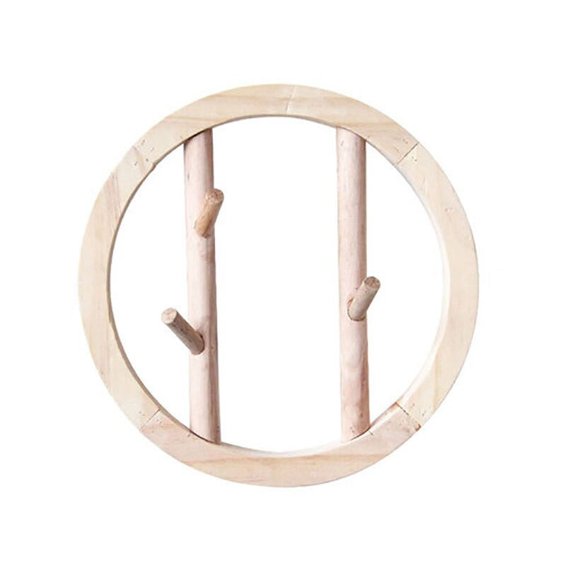 Porte Manteau Mural Bois Rond