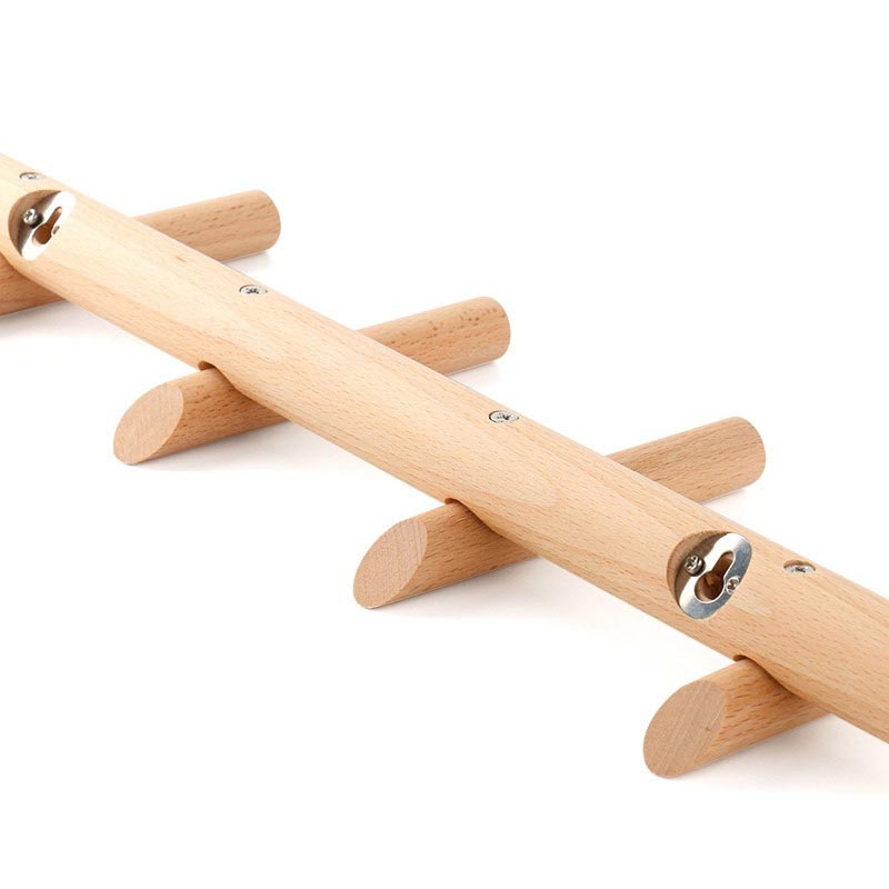 Porte Manteau Mural Bois Scandinave