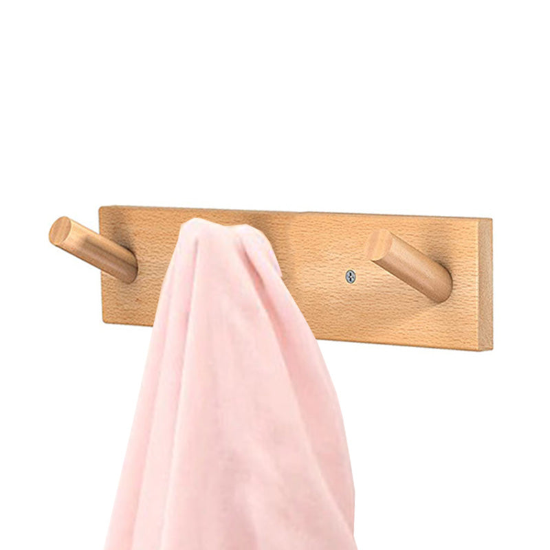 Porte manteau mural planche bois