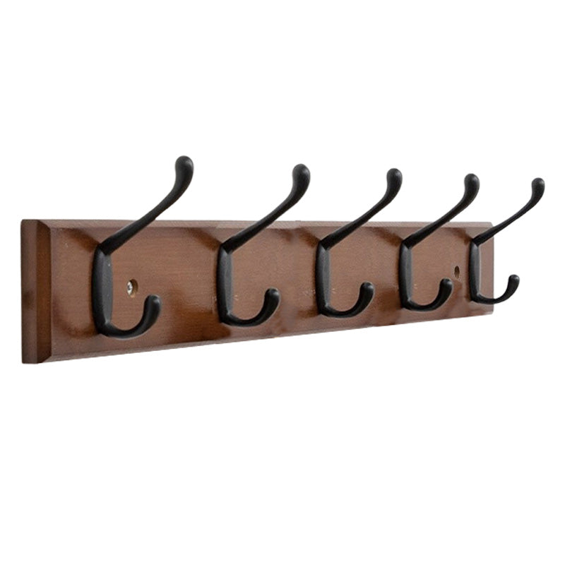 Porte manteau mural en bois vintage