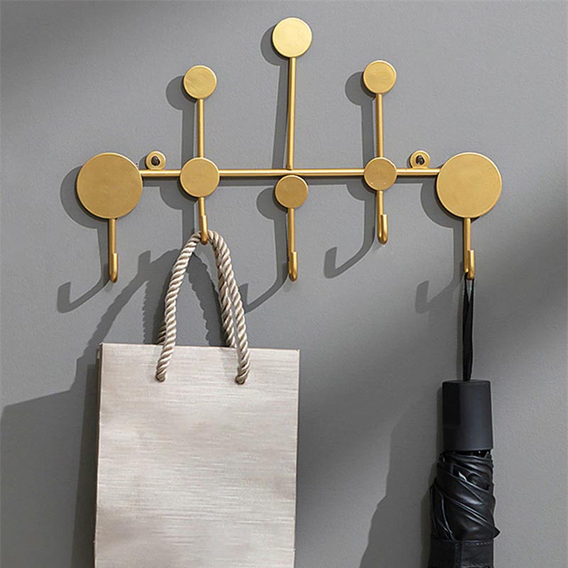 Porte Manteau Design Doré