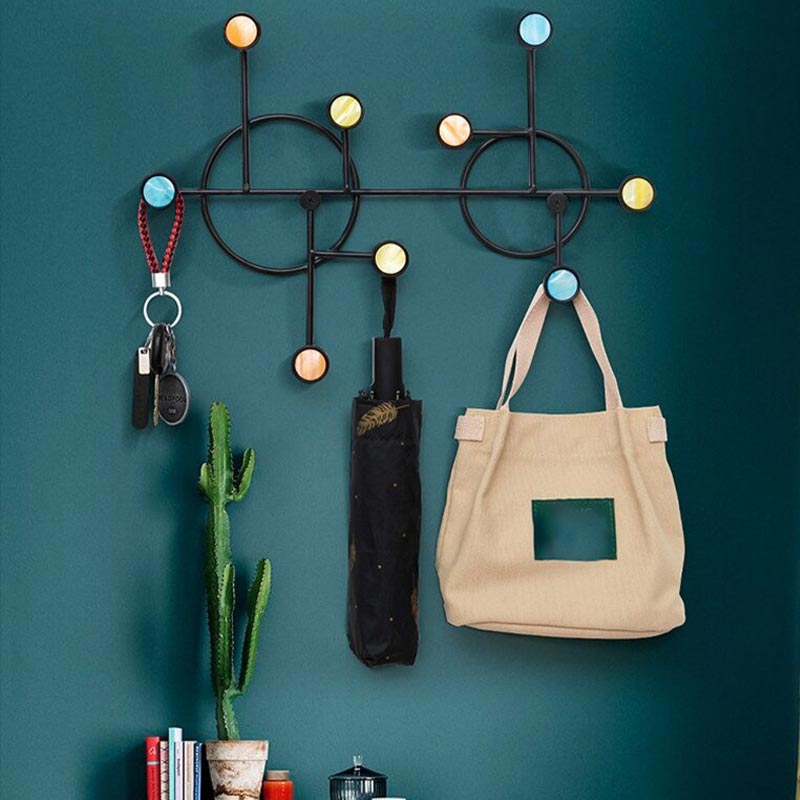 Porte manteau multicolore