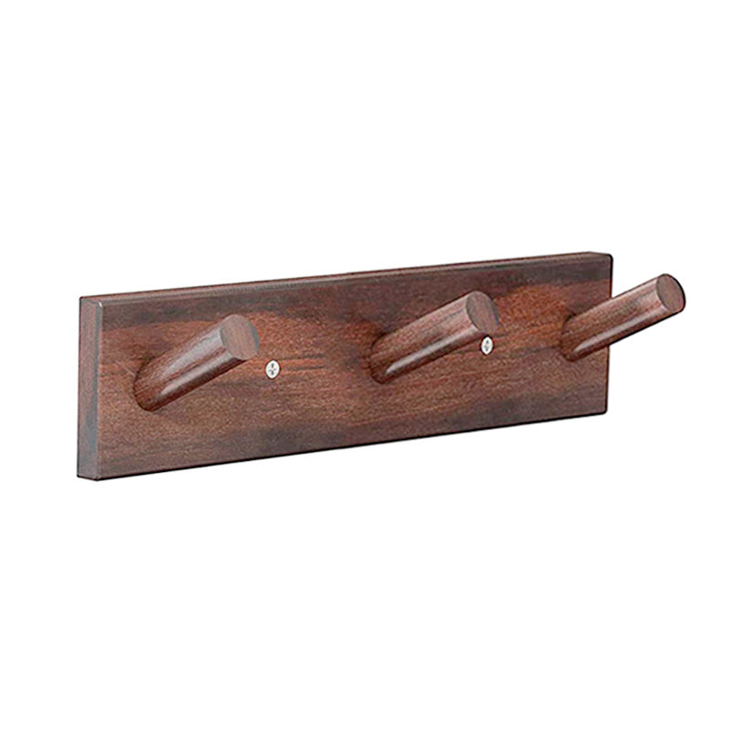 Porte manteau bois foncé