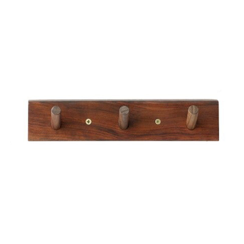 Porte manteau bois foncé
