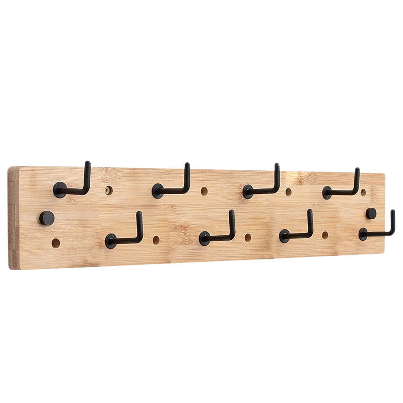 Porte manteau mural bois clair
