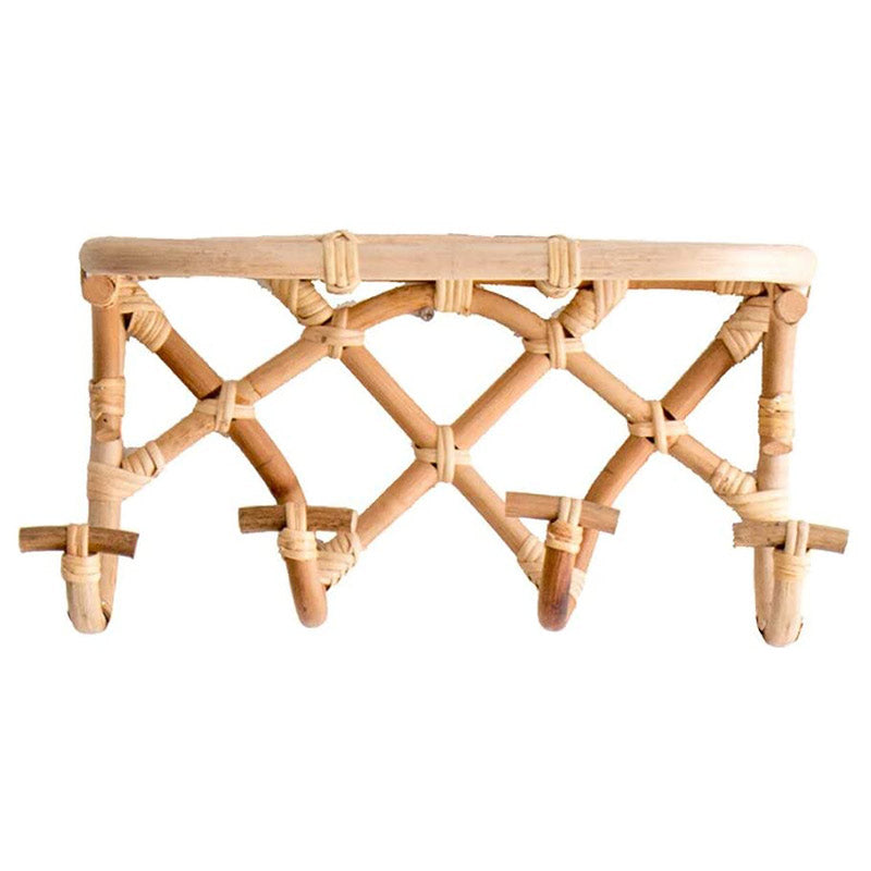 Porte manteau en rotin
