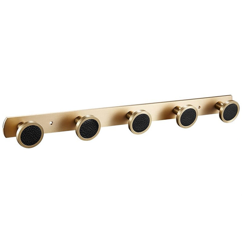 Barre porte manteau dorée