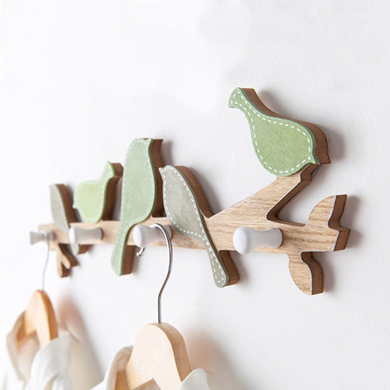 Porte manteau design oiseau