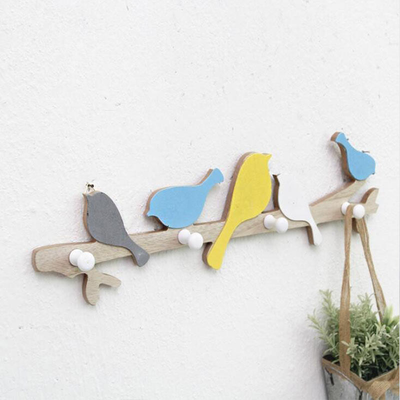 Porte manteau design oiseau