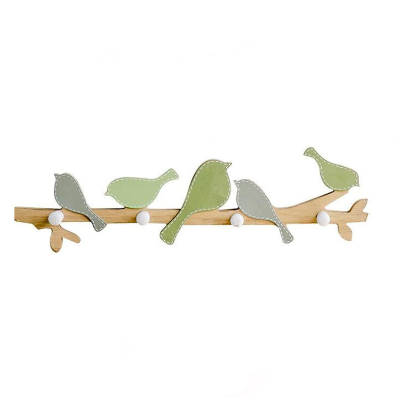 Porte manteau design oiseau
