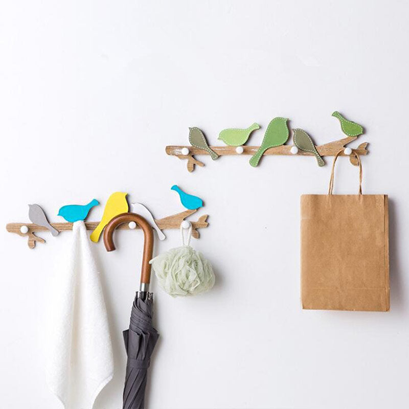 Porte manteau design oiseau