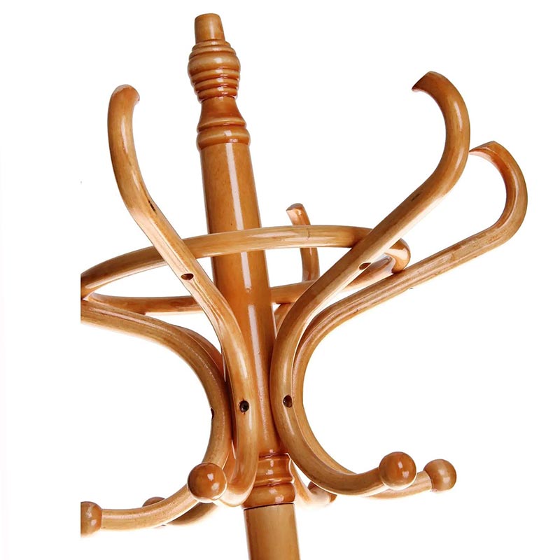 Porte manteau bois perroquet
