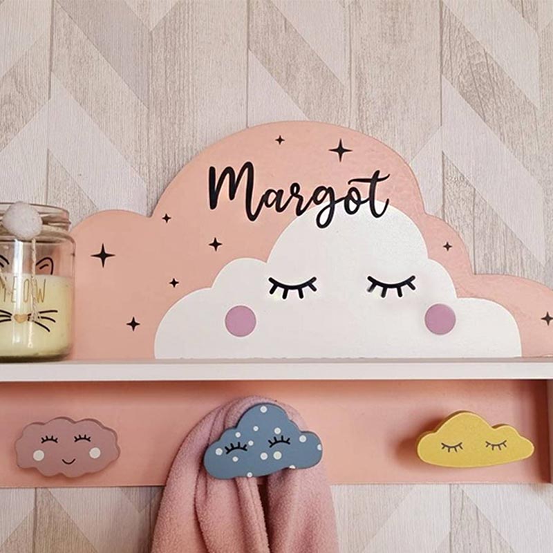 Porte manteau personnalisé prénom Margot